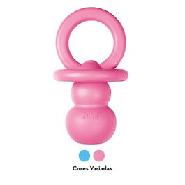 KONG Binkie S para Cachorros, Juguete de Caucho para Masticar, Rellenable, Talla S