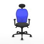 PIQUERAS Y CRESPO Silla de oficina Jorquera Gris y Azul