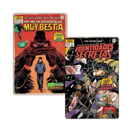 CARTEM COMICS Pack «Héroe Urbano» Hoy me ha pasado algo muy bestia + Identidades secretas