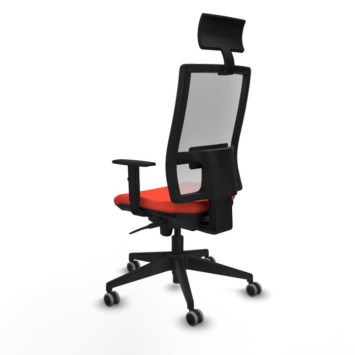PIQUERAS Y CRESPO Silla de oficina Horna, Mecanismo Sincro, Naranja oscuro y Blanco PIQUERAS Y CRESPO Silla de oficina Horna, Mecanismo Sincro, Naranja oscuro y Blanco