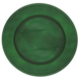 DKD Home Decor Bajoplato Verde 33x33x1,5 cm