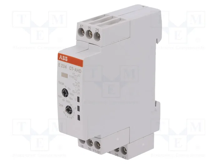 ABB CT-AHD.22 Relé de tiempo DPDT 250VAC/5A 24-240VAC ABB CT-AHD.22 Relé de tiempo DPDT 250VAC/5A 24-240VAC