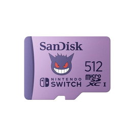 SanDisk - Tarjeta de Memoria microSDXC de 512 GB, UHS-I, V30, Velocidad de Lectura hasta 100 MB/s, Compatible con Nintendo Switch - Almacenamiento para Juegos, Cámaras y Smartphones