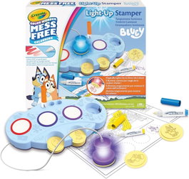 CRAYOLA Colorea sin manchas Color Wonder Estampines Mágicos Luminoso Bluey