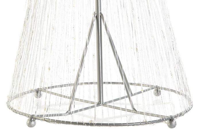 DKD Home Decor Decoración Luminosa Navidad Tradicional Plateado LED Metal 25 x 60 x 25 cm DKD Home Decor Decoración Luminosa Navidad Tradicional Plateado LED Metal 25 x 60 x 25 cm