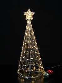 DKD Home Decor Decoración Luminosa LED Plateada 200L