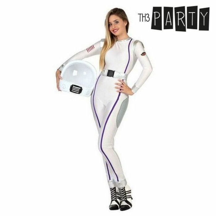 Atosa Disfraz de Astronauta Adulto Mujer - Mono y Cinturón Talla XL Blanco