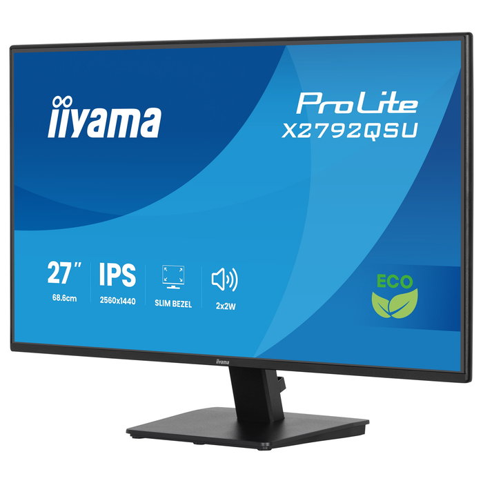 iiyama ProLite X2792QSU-B1 Monitor de 27 pulg. QHD IPS 120Hz Negro iiyama ProLite X2792QSU-B1 Monitor de 27 pulg. QHD IPS 120Hz Negro