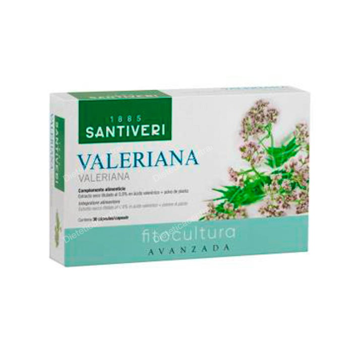 SANTIVERI Valeriana Complemento Alimenticio para el Descanso, 30 Cápsulas SANTIVERI Valeriana Complemento Alimenticio para el Descanso, 30 Cápsulas