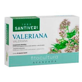 SANTIVERI Valeriana 30 Cápsulas, Complemento Alimenticio Relajante