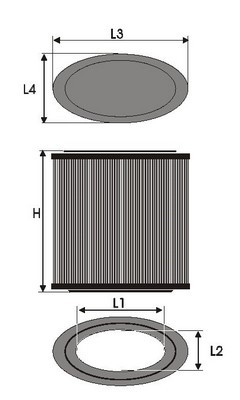 Green Filters Filtro de Sustitución Green G491623 Round