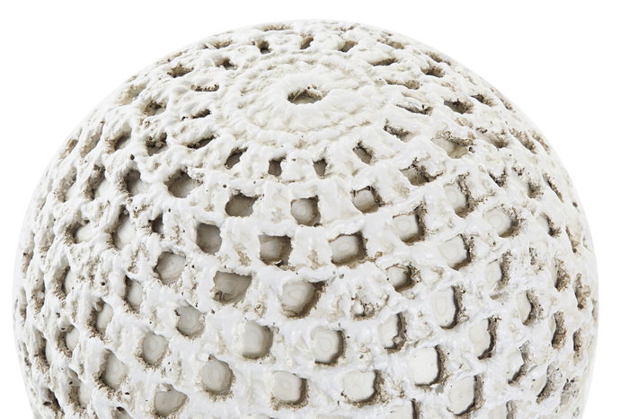 DKD Home Decor Bola de Decoración Resina Arcos 10x10x10 Surtido de 2