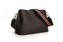 Lucky Bees Bandolera 334 v2 Marrón, Bolso de Polipiel Elegante para Mujer, 29x13x21 cm