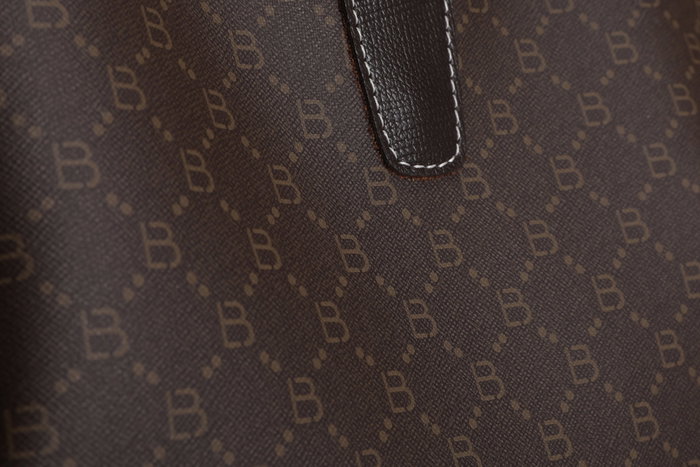 Lucky Bees Bandolera 334 v2 Marrón, Bolso de Polipiel Elegante para Mujer, 29x13x21 cm