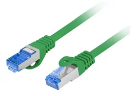 Lanberg PCF6A-10CC Cable de Red Ethernet Cat6a S/FTP (S-STP) 10m, CCA, LSZH, Verde, RJ-45 Macho, 10 Gbit/s