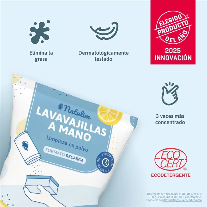 Natulim Lavavajillas para la Mano Refill 250 g Natulim Lavavajillas para la Mano Refill 250 g