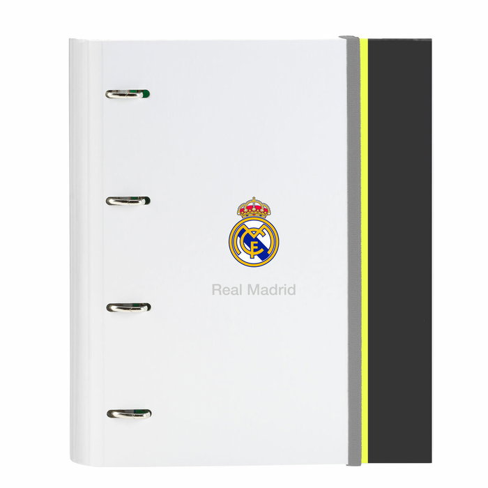 Safta Carpeta de Anillas Real Madrid Equipación 25/26 con Recambio A4 de 100 Hojas y Tapas Duras Safta Carpeta de Anillas Real Madrid Equipación 25/26 con Recambio A4 de 100 Hojas y Tapas Duras