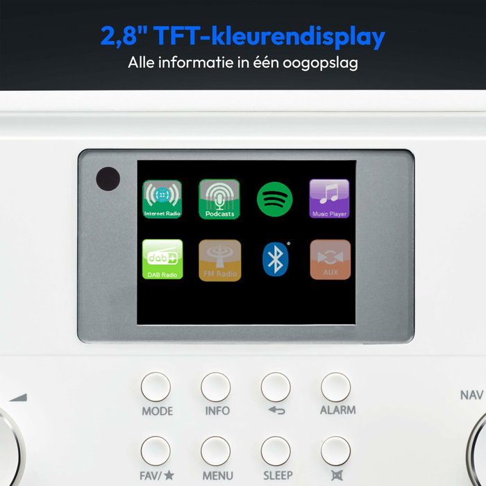 Medion Internetradio LIFE P85027 Blanco