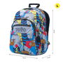 Totto Mochila Acuareles MA04ECO021-2416N-6YB, 20L (33 x 44 x 14 cm)