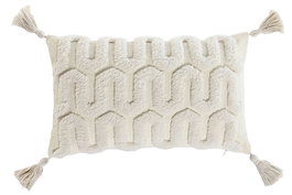 DKD Home Decor Cojin Boho Crudo 8 x 30 x 50 cm (2 Unidades)