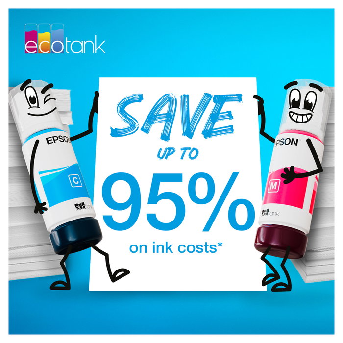 Epson Tinta 103 Cian (C13T00S24A) para EcoTank