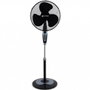 Grunkel Ventilador de Pie FAN-N16ECOTIMER con Temporizador y Altura Ajustable Negro