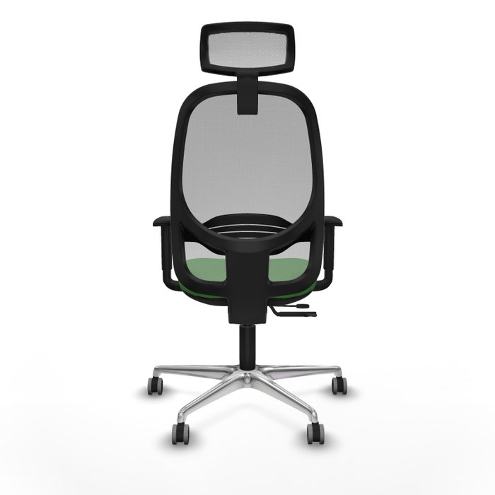 PIQUERAS Y CRESPO Silla de oficina Cilanco con mecanismo Sincro/Traslack Verde y Gris PIQUERAS Y CRESPO Silla de oficina Cilanco con mecanismo Sincro/Traslack Verde y Gris