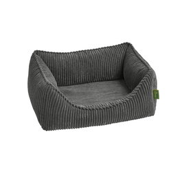 Hunter Sofá Ortopédico para Perros CORBIE 100x70 cm, Colchoneta Viscoelástica, Antracita, Reversible, Funda Lavable, Base Antideslizante