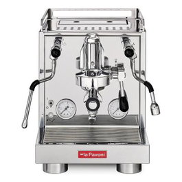 La Pavoni New Cellini Evolution Máquina de Espresso LPSCVS01EU, acero inoxidable