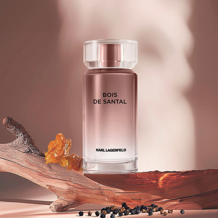 Karl Lagerfeld Bois de Santal Eau de Toilette Vaporizador 100 ml - Fragancia Hombre con Notas de Sándalo y Especias