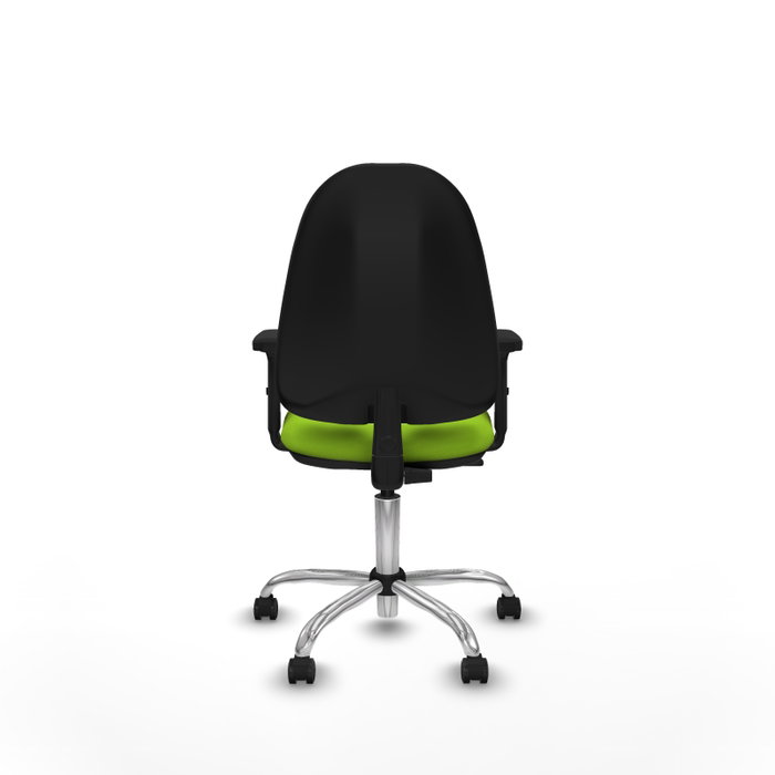 PIQUERAS Y CRESPO Silla de oficina Algarra color Pistacho con Brazos 2D
