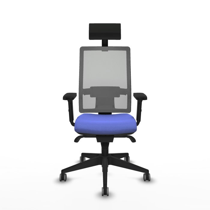PIQUERAS Y CRESPO Silla de oficina Horna con mecanismo Sincro, Azul claro y Gris PIQUERAS Y CRESPO Silla de oficina Horna con mecanismo Sincro, Azul claro y Gris