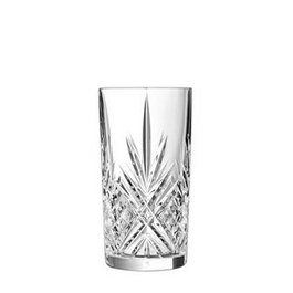 Arc - Vaso Alto Broadway, 28 cl / 0.28 L, 13.4 cm de Alto, Borde Grueso, Vidrio (Set de 6)