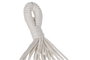 DKD Home Decor Hamaca de Poliéster y Algodón con Flecos Mostaza