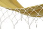 DKD Home Decor Hamaca de Poliéster y Algodón con Flecos Mostaza