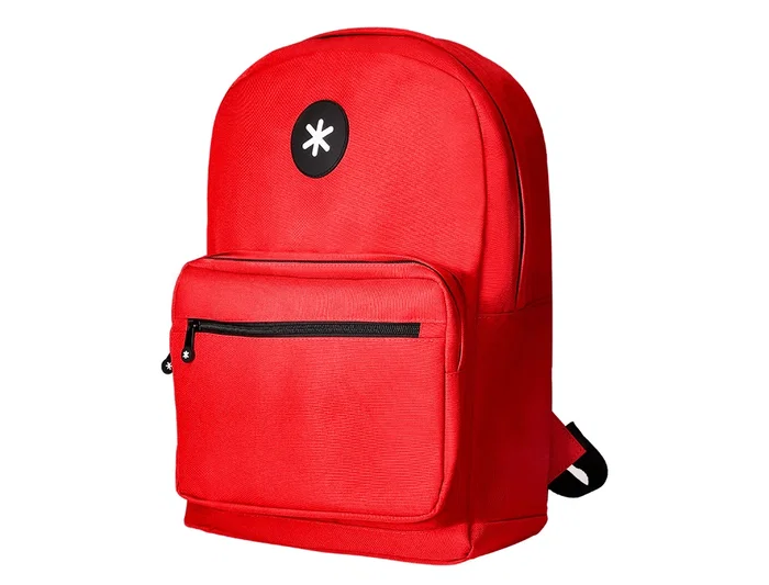 Antartik Mochila Escolar Roja 320x140x430 mm con Bolsillo Portátil 15.6" y Múltiples Bolsillos