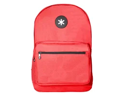 Antartik Mochila Escolar Roja 320x140x430 mm con Bolsillo Portátil 15.6" y Múltiples Bolsillos