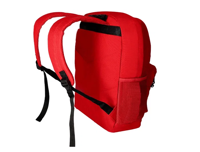 Antartik Mochila Escolar Roja 320x140x430 mm con Bolsillo Portátil 15.6" y Múltiples Bolsillos