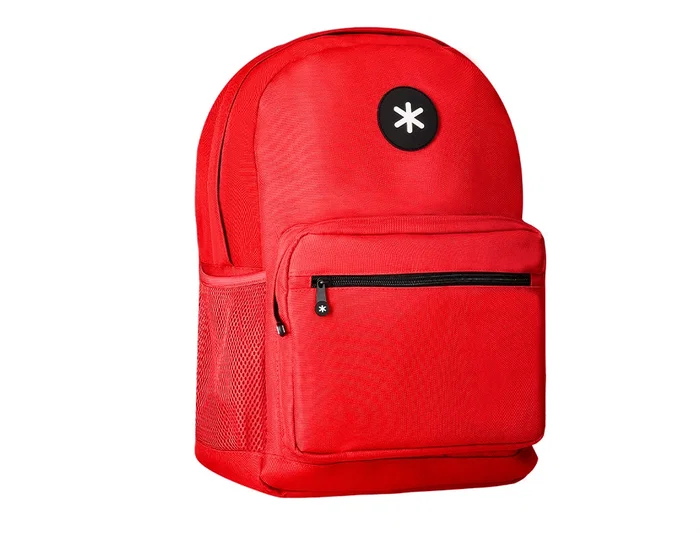 Antartik Mochila Escolar Roja 320x140x430 mm con Bolsillo Portátil 15.6" y Múltiples Bolsillos