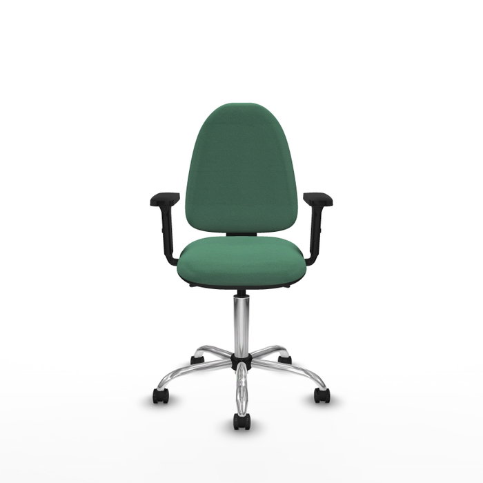 PIQUERAS Y CRESPO Silla de oficina Aýna Verde esmeralda con mecanismo Asincro