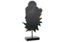 DKD Home Decor Figuras de Buda en Resina y Metal (Pack de 2)
