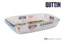 Quttin Fuente Vidrio Rectangular 32.5 x 20 cm 2.2 L (7 Unidades)