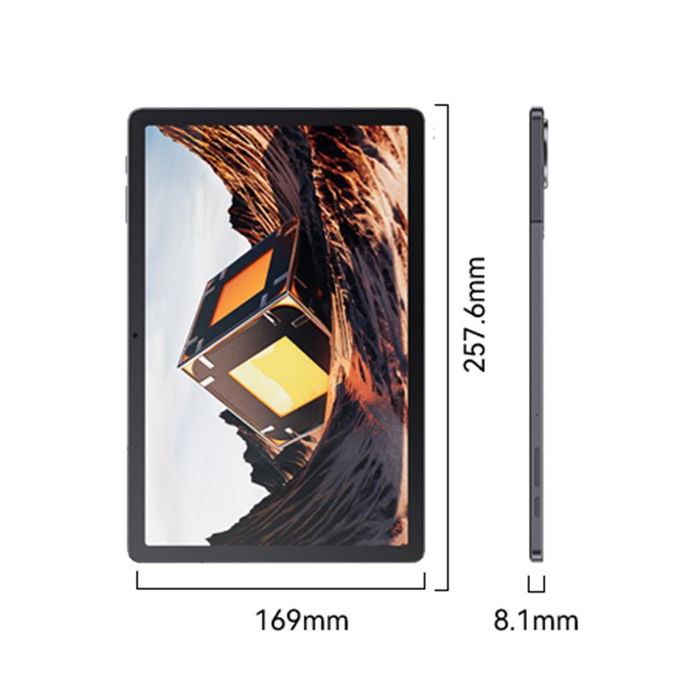 Cubot Tab 70 Tablet Android 14, Pantalla IPS de 10.95 Pulgadas HD+, 6 GB RAM + 128 GB Almacenamiento, Procesador Octa-Core, 8200 mAh, Incluye Teclado y Funda