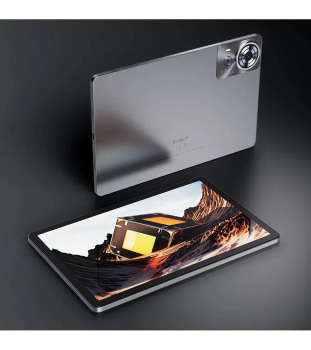 Cubot Tab 70 - Tablet Android 14 con pantalla de 10.95" IPS, 4G LTE, 6 GB RAM + 128 GB, color gris