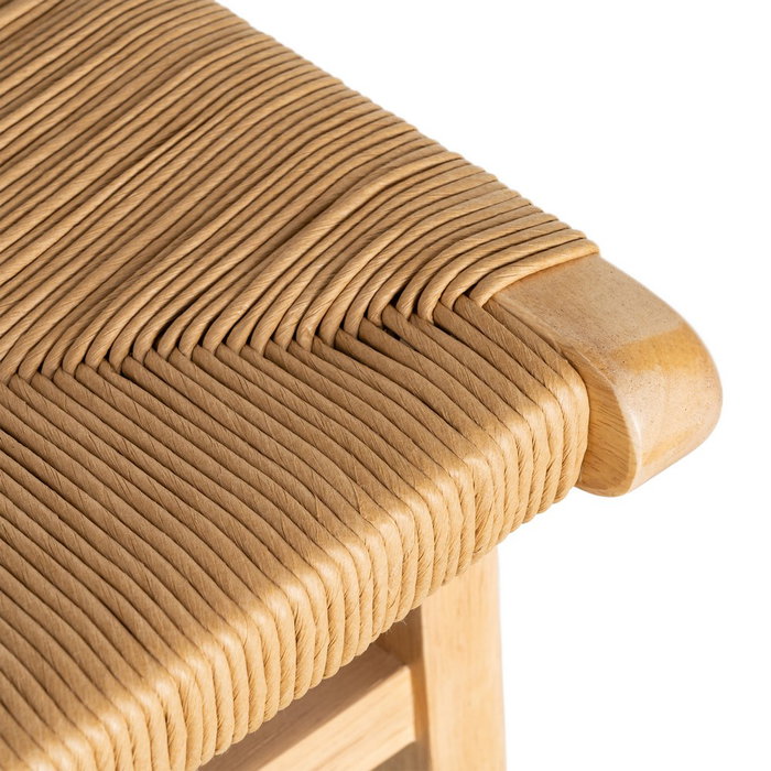 Silla Natural Madera 50 X 59 X 86 cm (Set de 2)