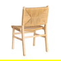 Silla Natural Madera 50 X 59 X 86 cm (Set de 2)