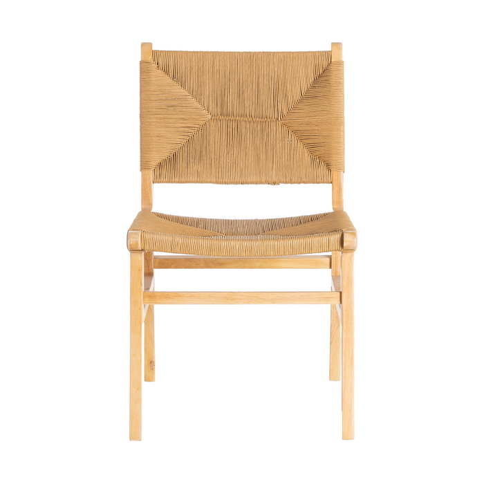Silla Natural Madera 50 X 59 X 86 cm (Set de 2)