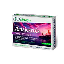 LB PHARMA Ansiestres 60 Comp. | L-triptófano, Ashwagandha, Griffonia, Rhodiola, Valeriana, Passiflora | Ayuda contra el Estrés
