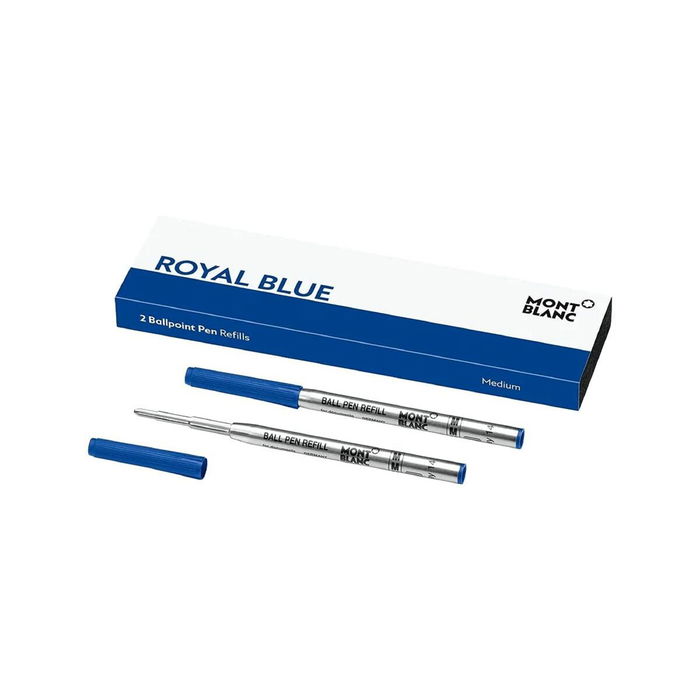 Recambio para bolígrafo Montblanc ROYAL BLUE Azul 2 Unidades