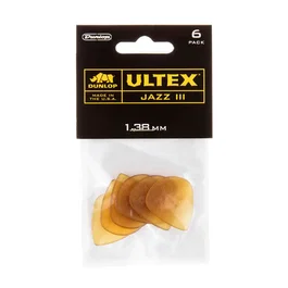 DUNLOP Púas Ultex Jazz III 1,38 mm (pack de 6)
